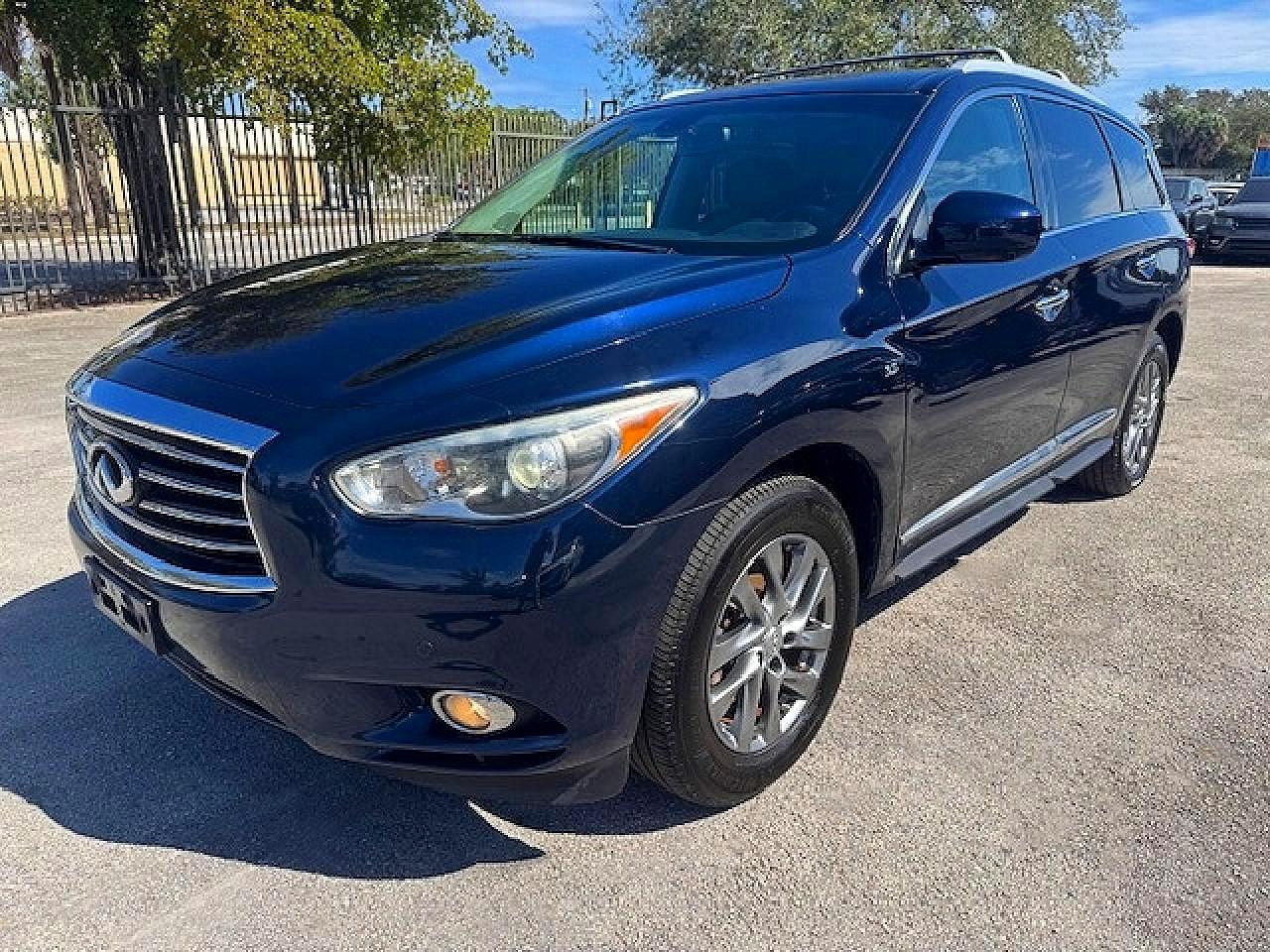 2015 Infiniti Qx60 Base Blue vin: 5N1AL0MM5FC537782