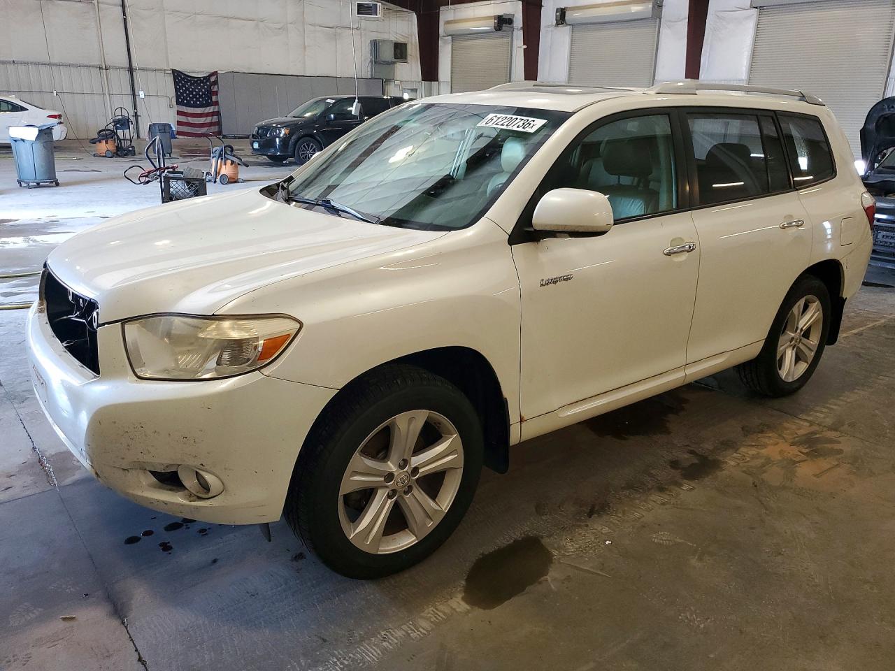 2008 Toyota Highlander Limited Белый vin: JTEES42A482075065