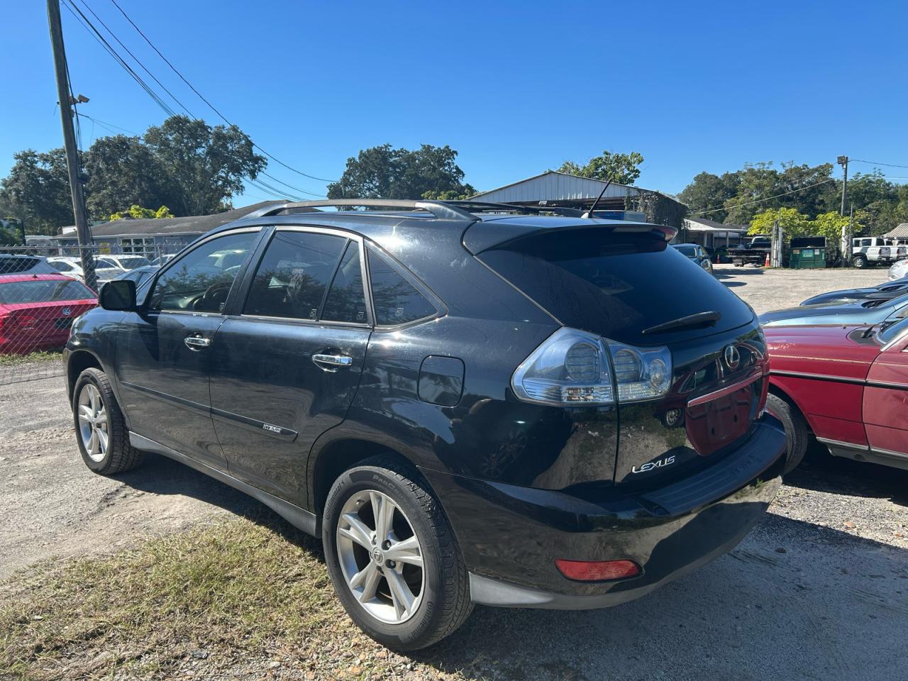 2008 Lexus Rx 400h Black vin: JTJGW31UX82009205