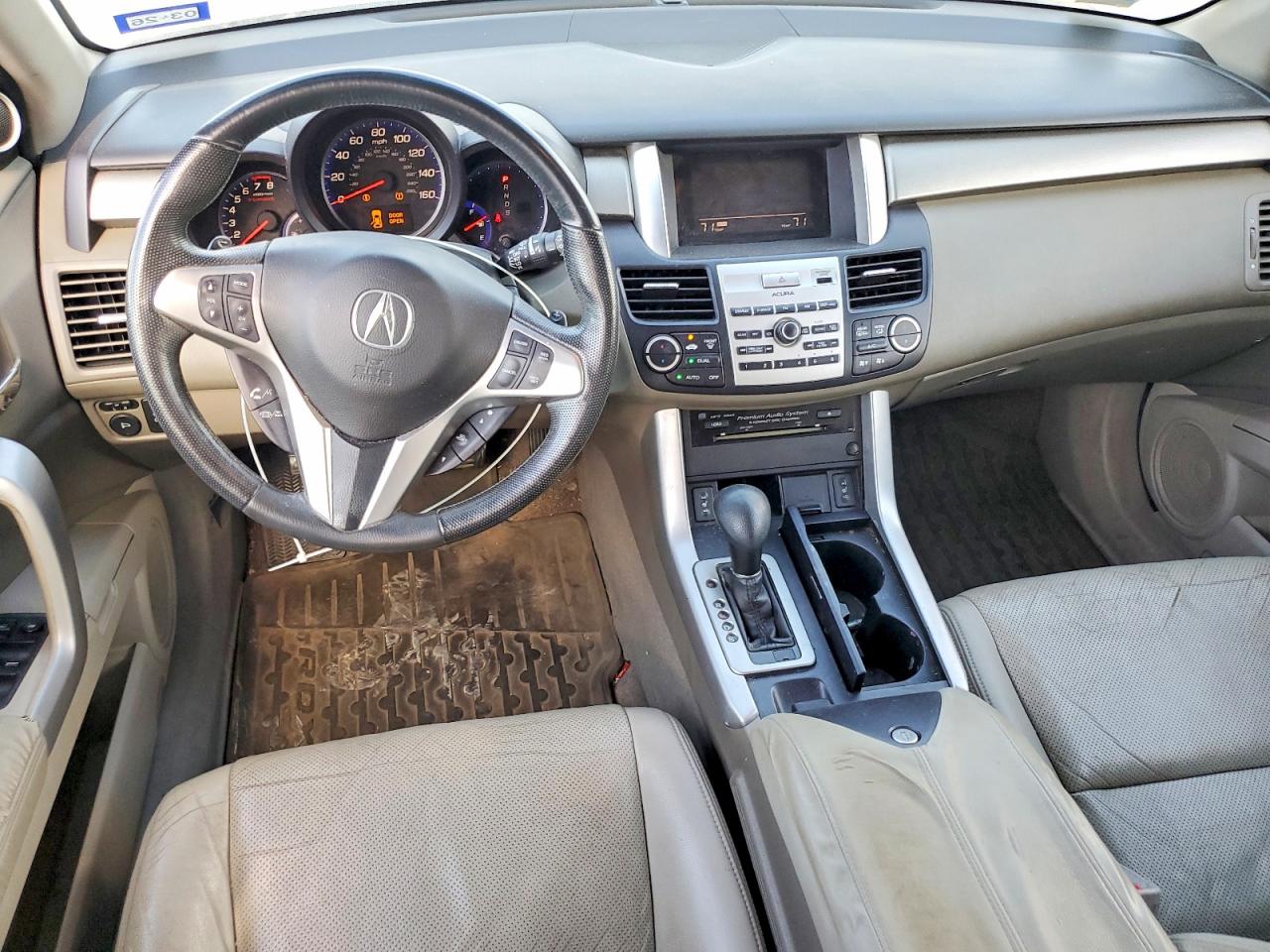 2009 Acura Rdx White vin: 5J8TB18249A008422