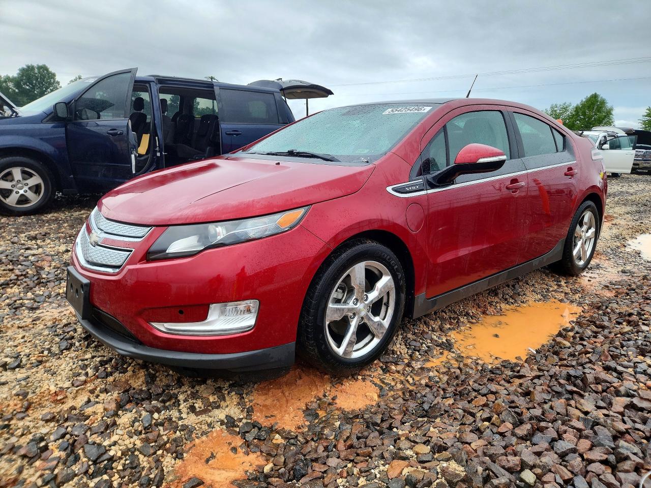 2012 Chevrolet Volt Red vin: 1G1RB6E43CU113785