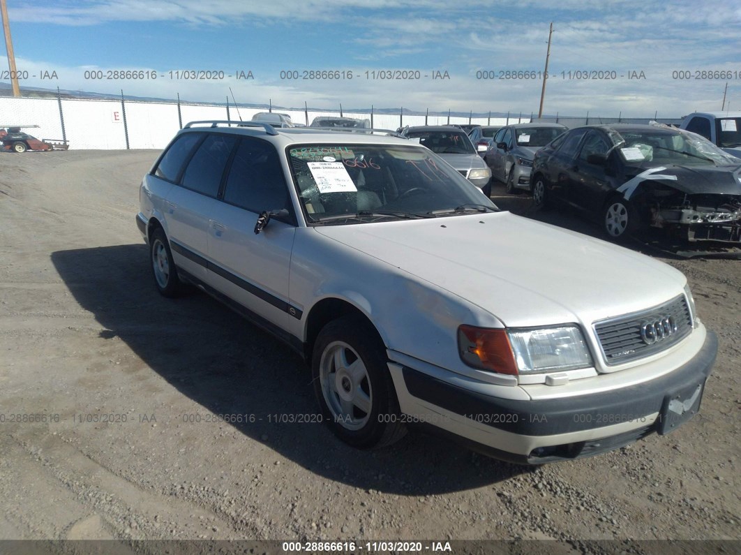 1994 Audi 100 Cs Quattro White vin: WAUFK84A8RN041057