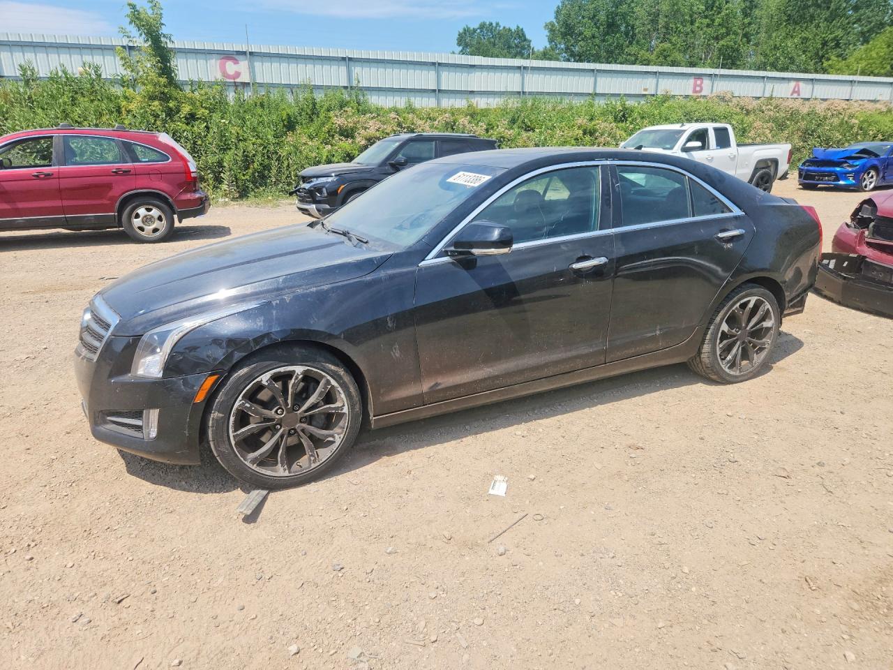 2013 Cadillac Ats Performance Black vin: 1G6AJ5SX7D0159664