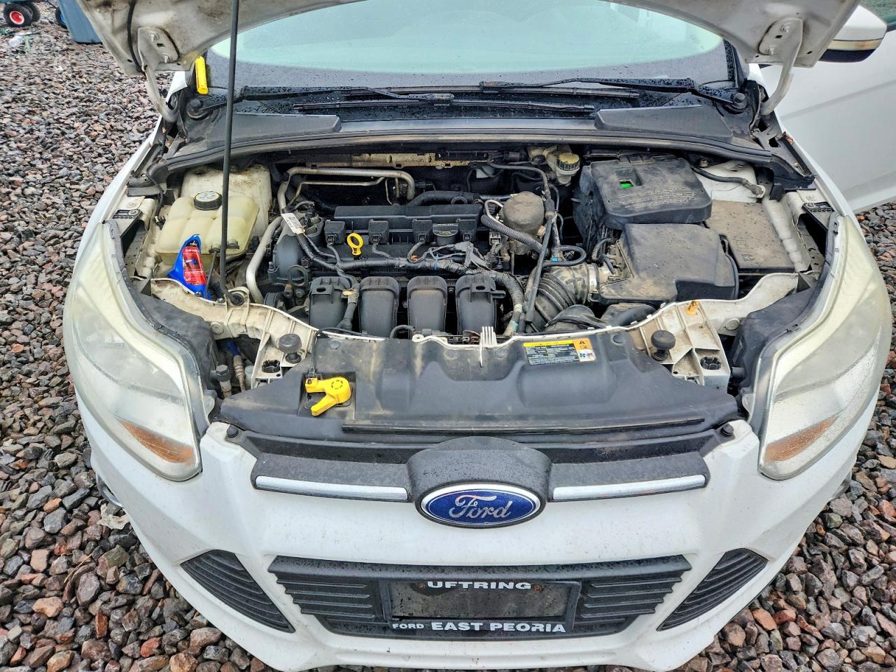 2012 Ford Focus Se White vin: 1FAHP3F21CL289276