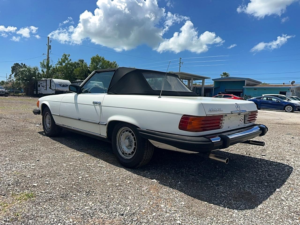 1980 Mercedes-benz 450 Sl Roadster White vin: 10704412058764