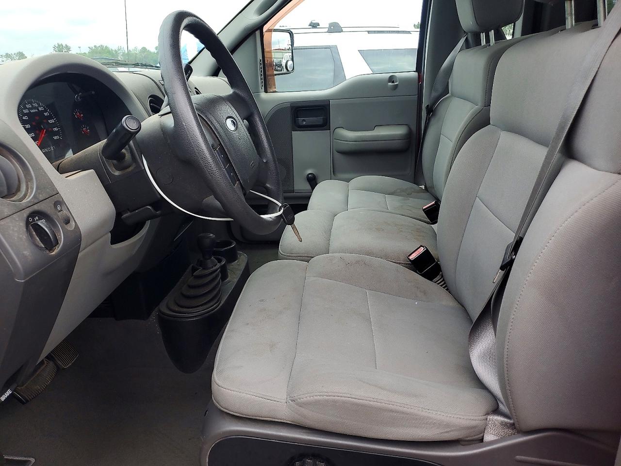 2004 Ford F150 Lariat Red vin: 1FTRF04W14KB28598