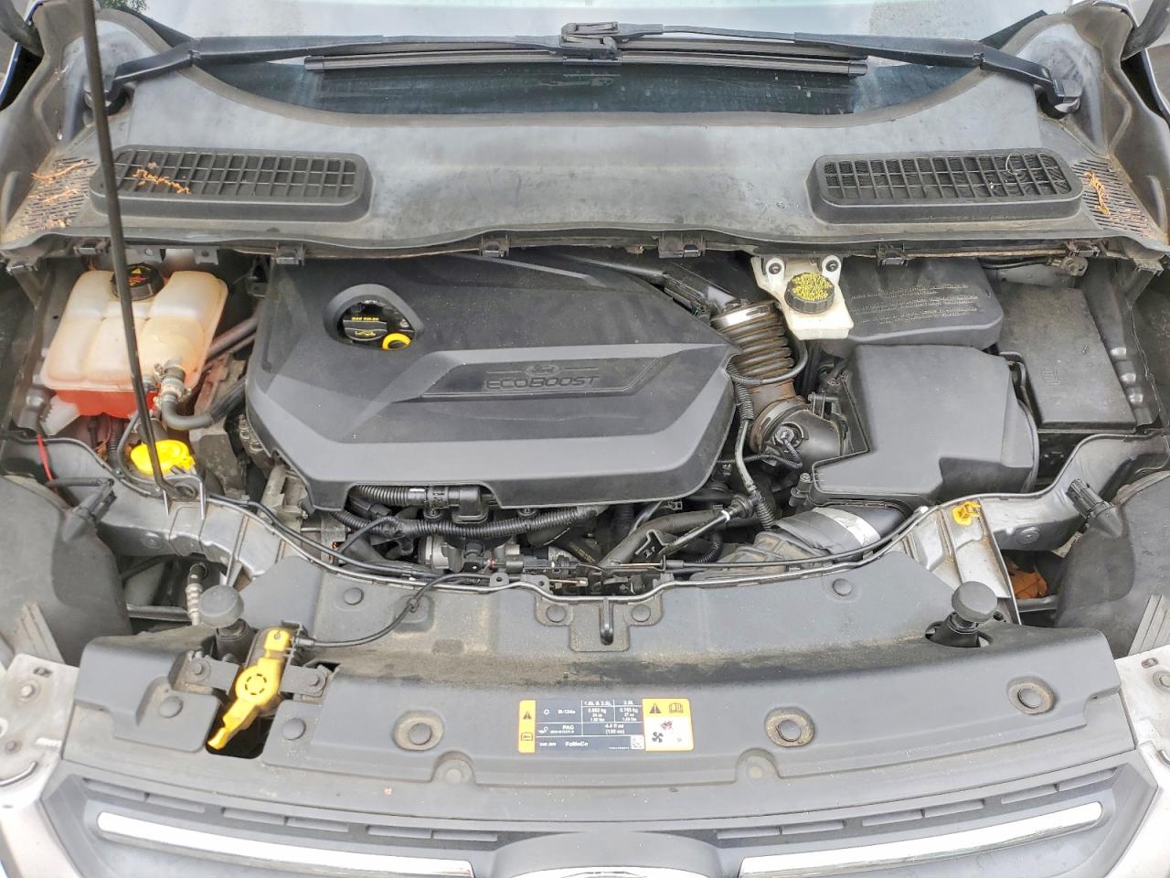 2014 Ford Escape Se Gray vin: 1FMCU9GX9EUE05648