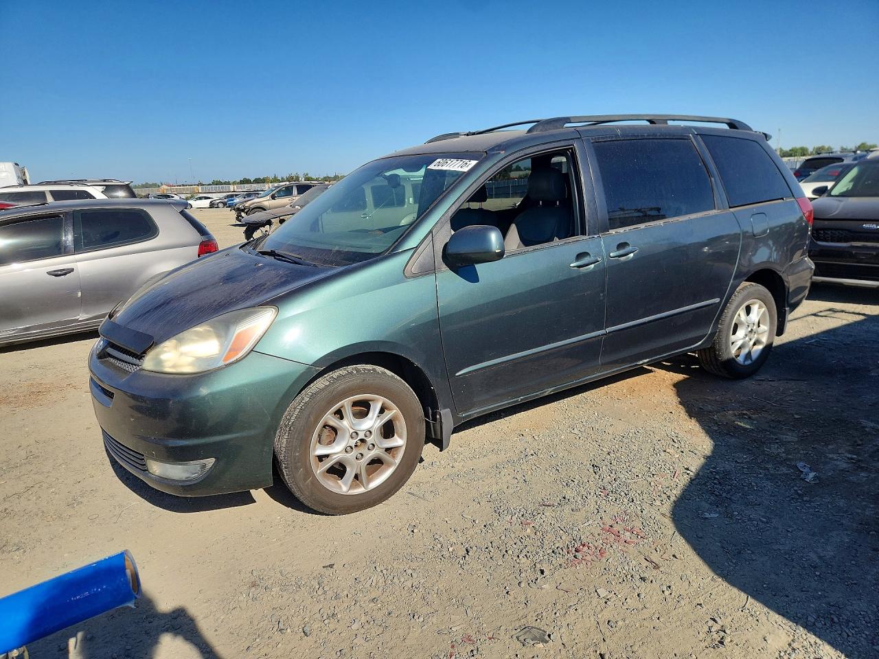 2004 Toyota Sienna Xle 7 Passenger Green vin: 5TDBA22CX4S028402
