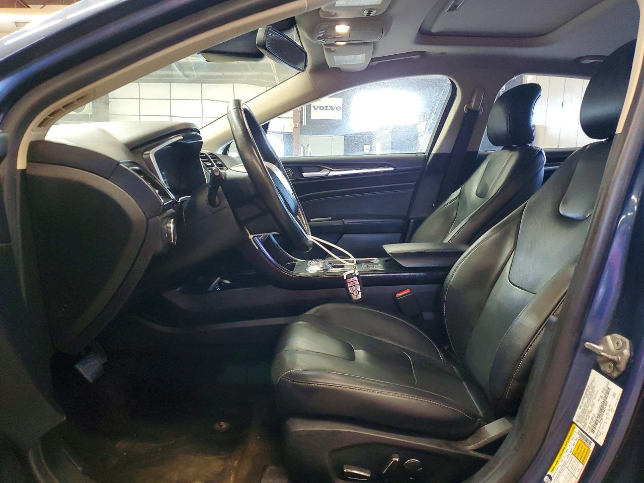2019 Ford Fusion Titanium Blue vin: 3FA6P0SU4KR212849