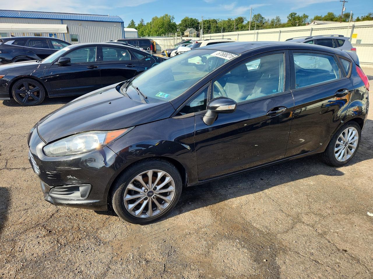 2014 Ford Fiesta Se Black vin: 3FADP4EJ1EM168293