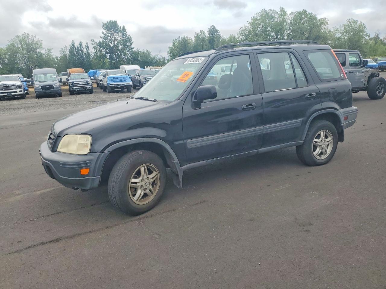 2001 Honda Cr-v Ex Black vin: JHLRD18641C009510