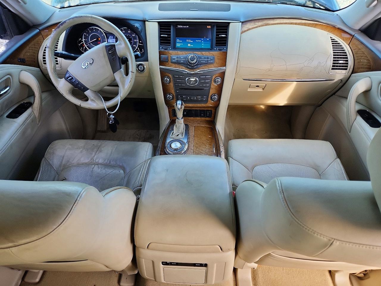 2011 Infiniti Qx56 Base Коричневый vin: JN8AZ2NF5B9501990