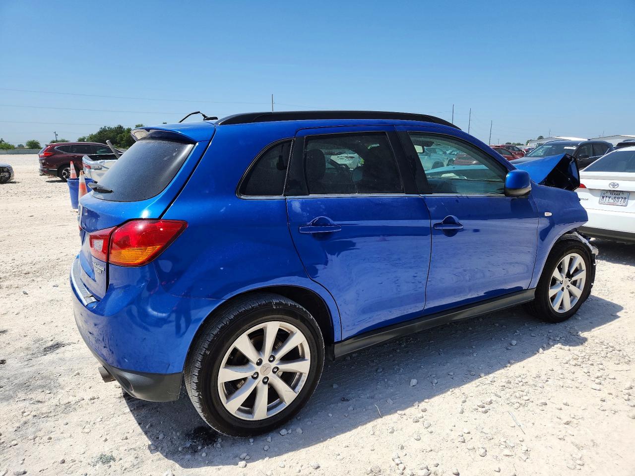 2015 Mitsubishi Outlander Sport Se Blue vin: 4A4AP4AU9FE034211