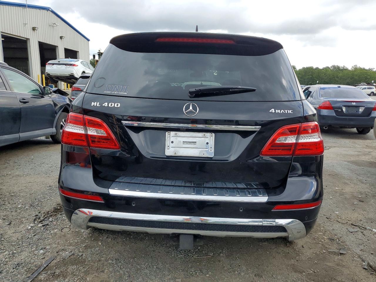 2015 Mercedes-benz Ml 400 4matic Black vin: 4JGDA5GB3FA546177