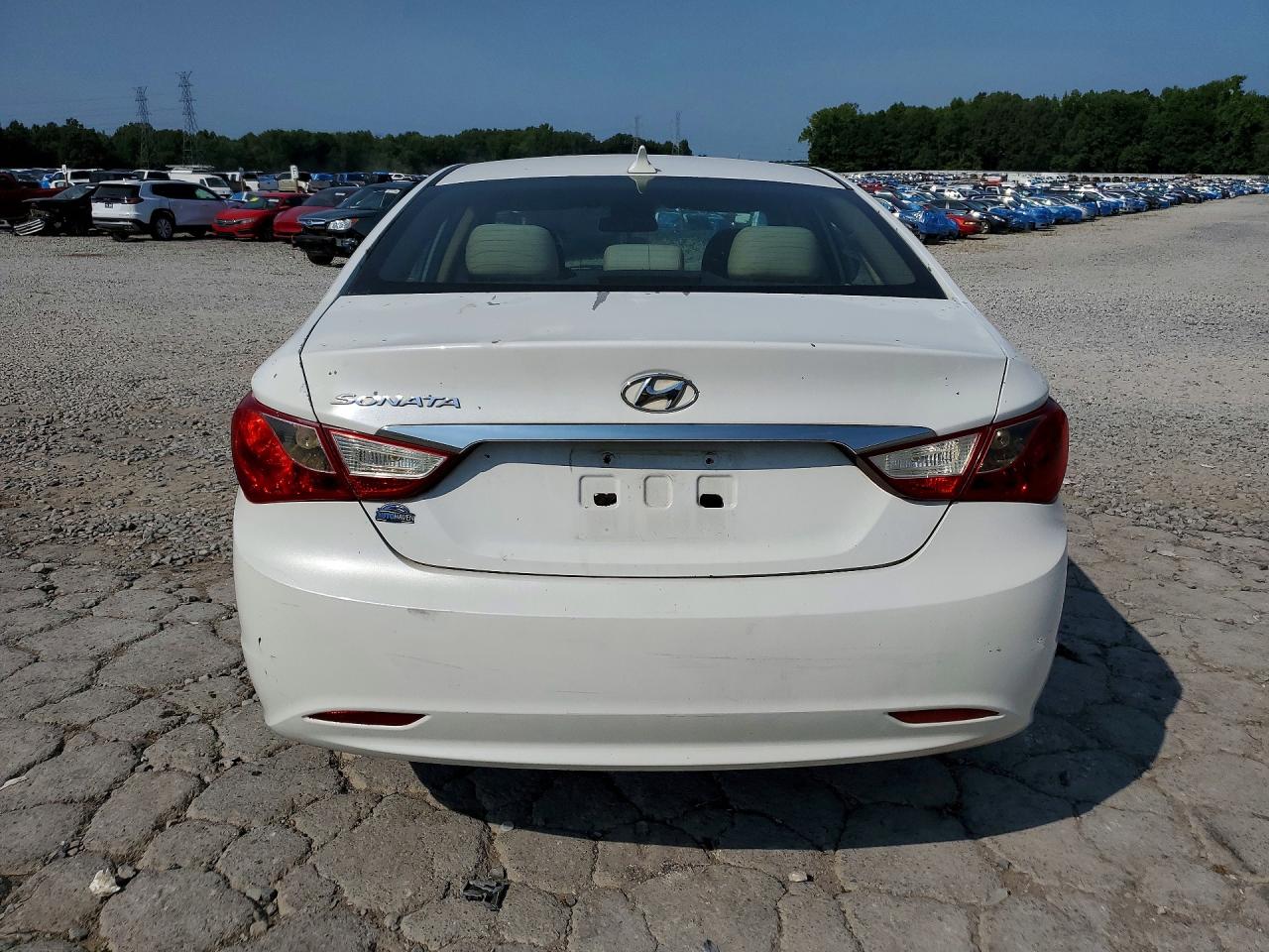 2011 Hyundai Sonata Gls White vin: 5NPEB4AC1BH062934