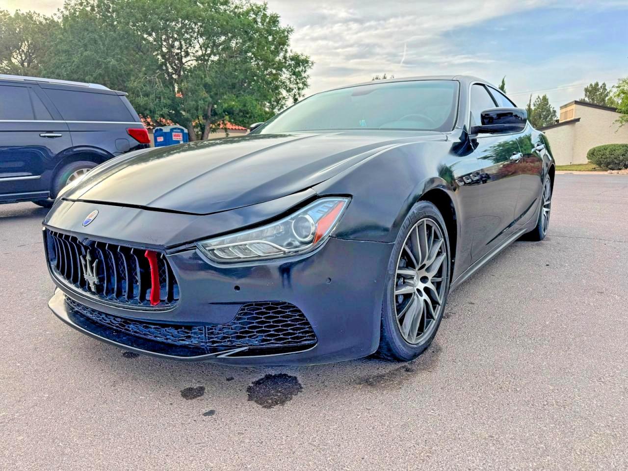 2014 Maserati Ghibli S Black vin: ZAM57RTA6E1087801