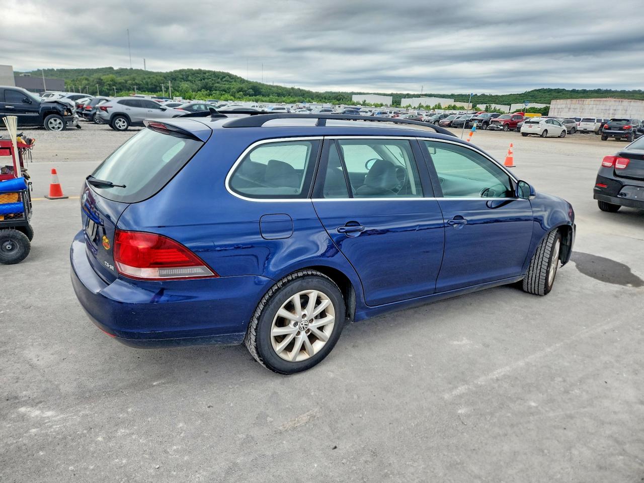 2013 Volkswagen Jetta S Синий vin: 3VWPP7AJ8DM670115