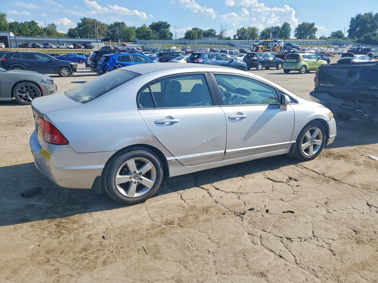 2007 Honda Civic Ex Серебряный vin: 1HGFA16867L051054