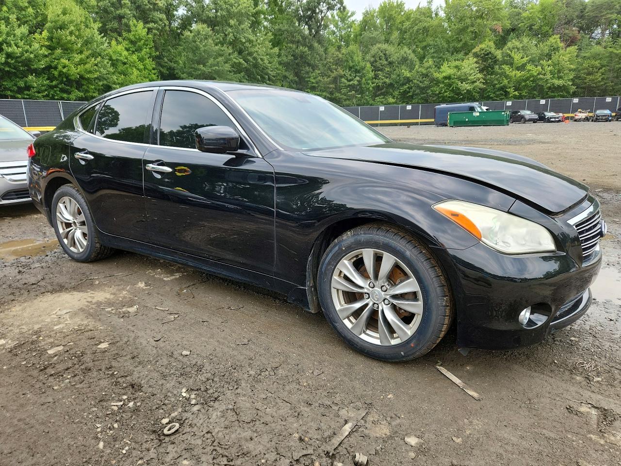2013 Infiniti M37 Base Black vin: JN1BY1AP9DM513526