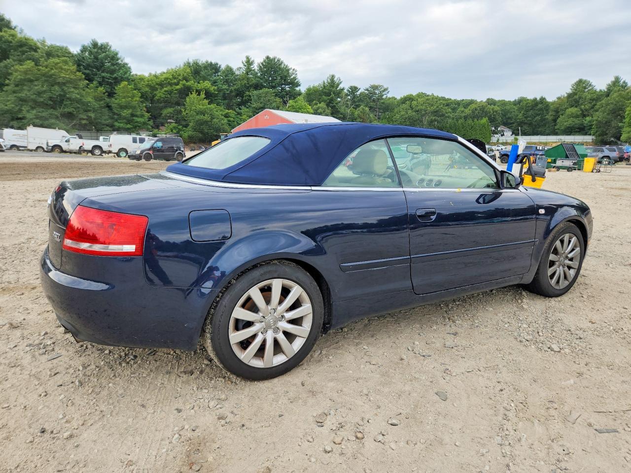 2008 Audi A4 2.0t Cabriolet Quattro Blue vin: WAUDF48H48K004535