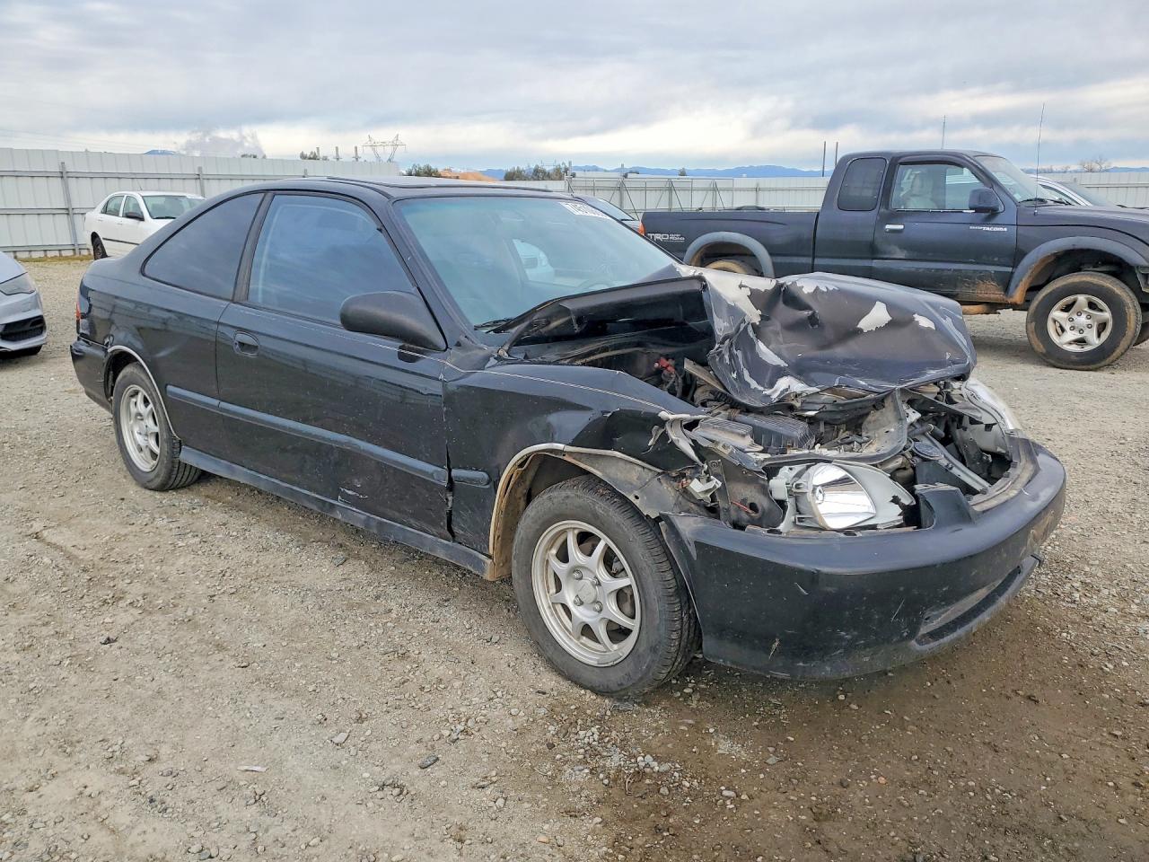 1996 Honda Civic Hx Black vin: 1HGEJ7120TL033869
