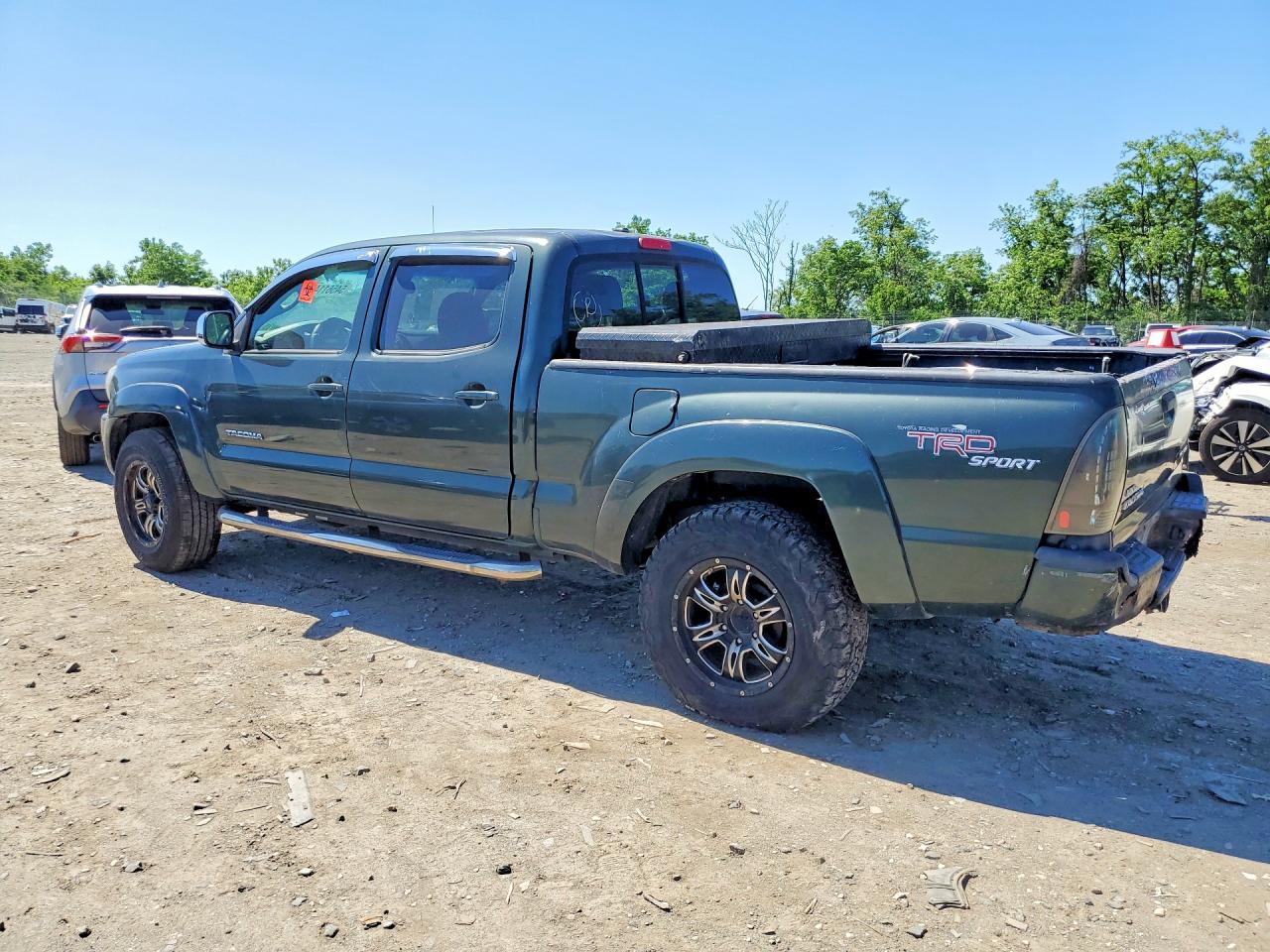 2009 Toyota Tacoma Double Cab Long Bed Green vin: 3TMMU52N99M008975