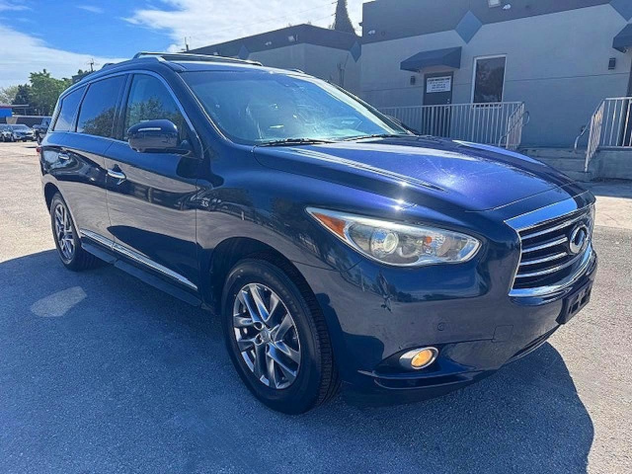 2015 Infiniti Qx60 Base Blue vin: 5N1AL0MM5FC537782