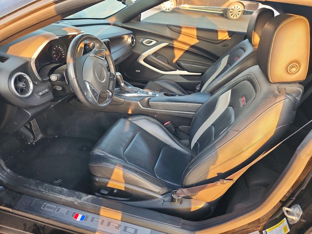 2017 Chevrolet Camaro Ss Black vin: 1G1FH3D73H0103509