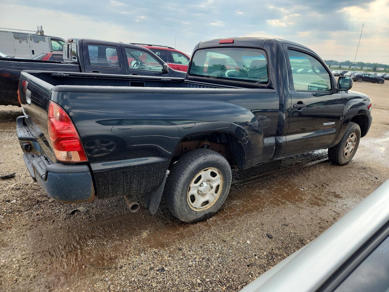 2008 Toyota Tacoma Base Black vin: 5TENX22N38Z532747