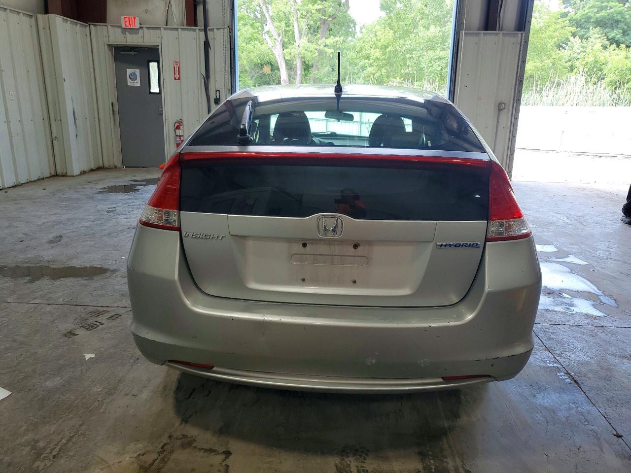 2010 Honda Insight Ex Silver vin: JHMZE2H77AS008333