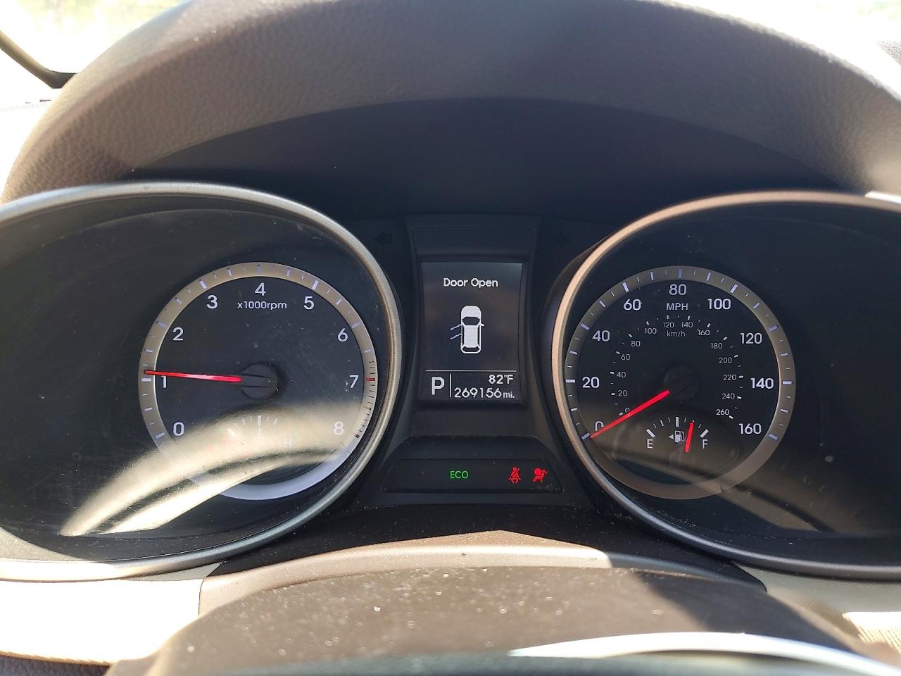 2014 Hyundai Santa Fe Sport 2.4l Orange vin: 5XYZTDLB0EG133796
