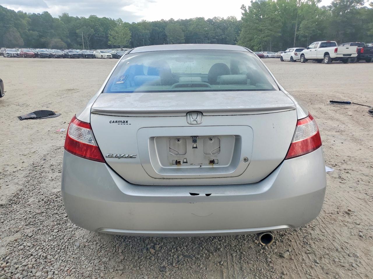 2007 Honda Civic Lx Gray vin: 2HGFG11647H504072
