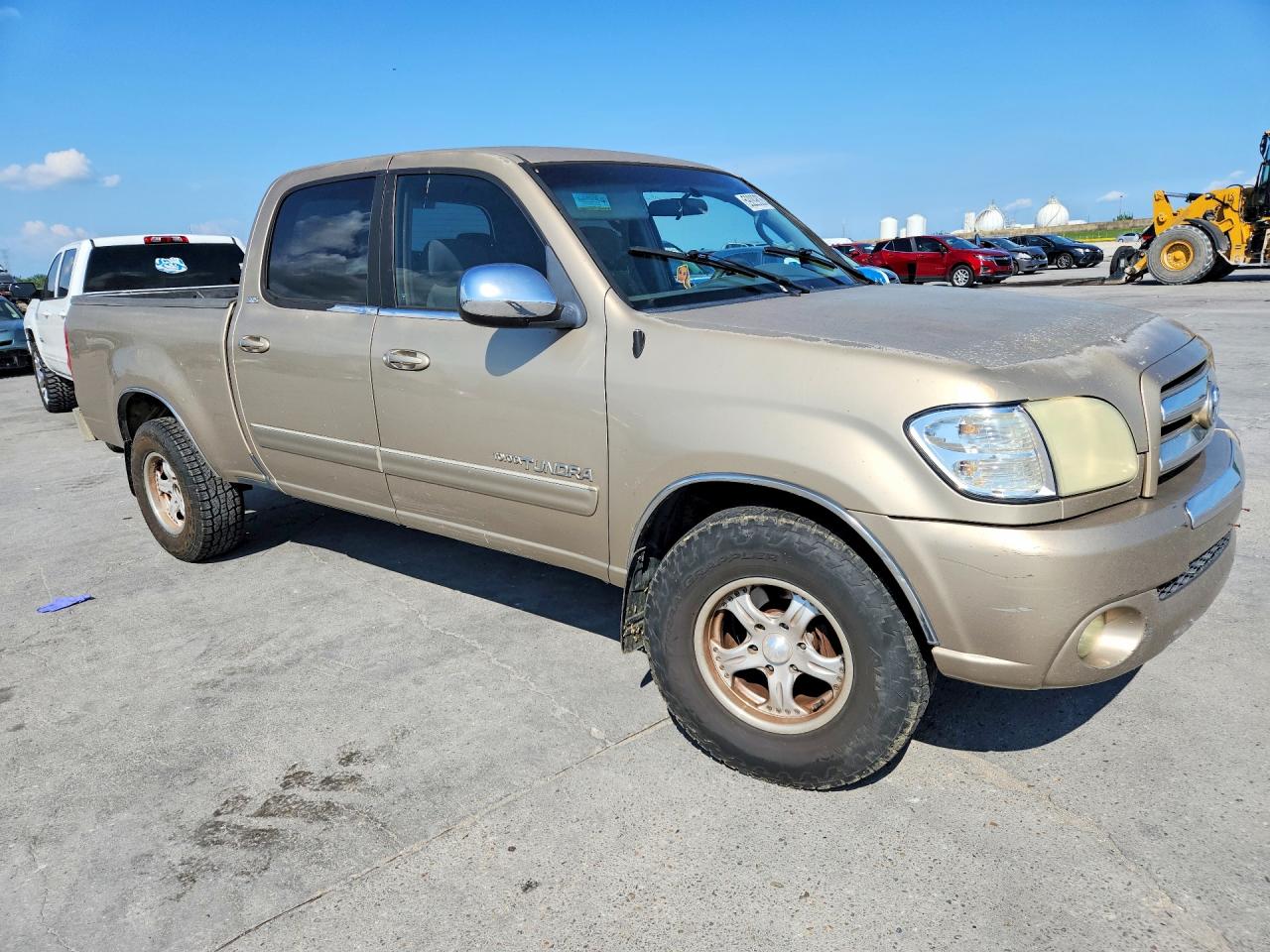 2004 Toyota Tundra Double Cab Sr5 Tan vin: 5TBET34114S447546