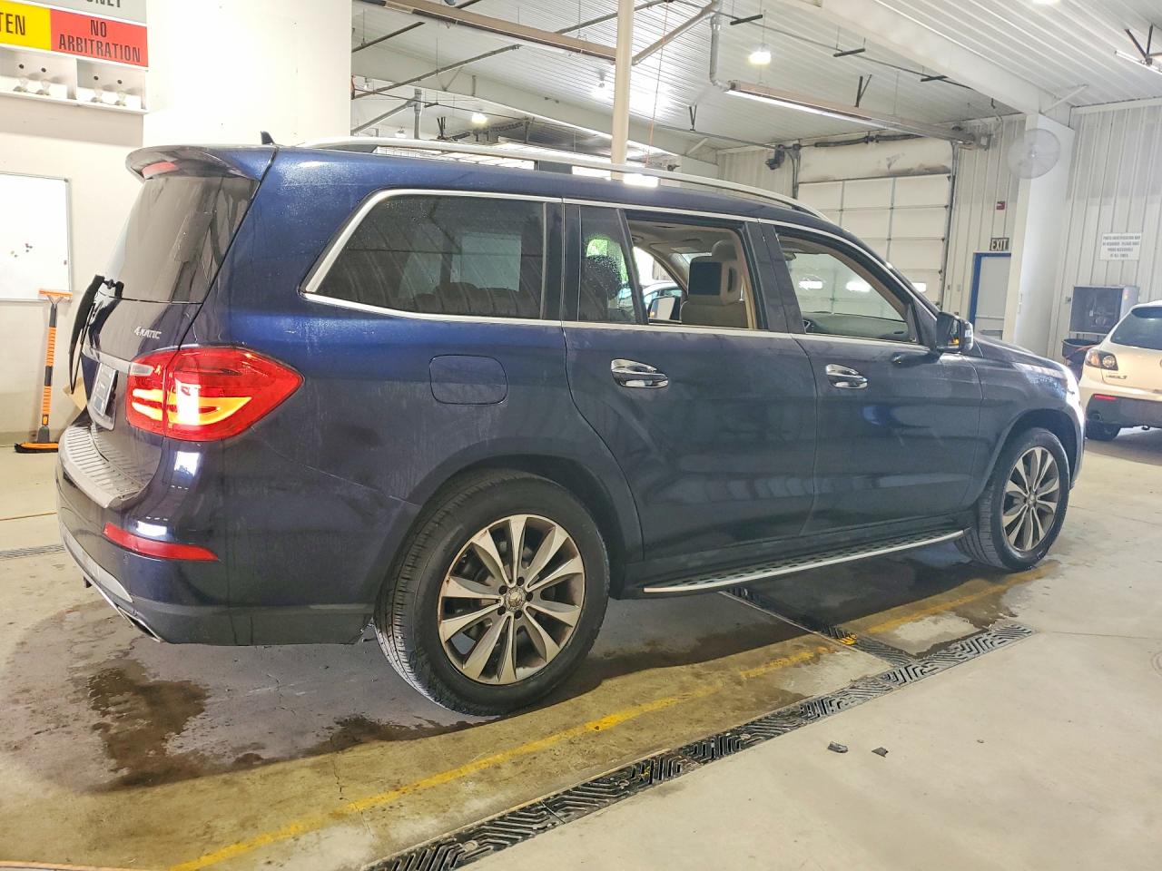2015 Mercedes-benz Gl 450 4matic Blue vin: 4JGDF6EE1FA520908