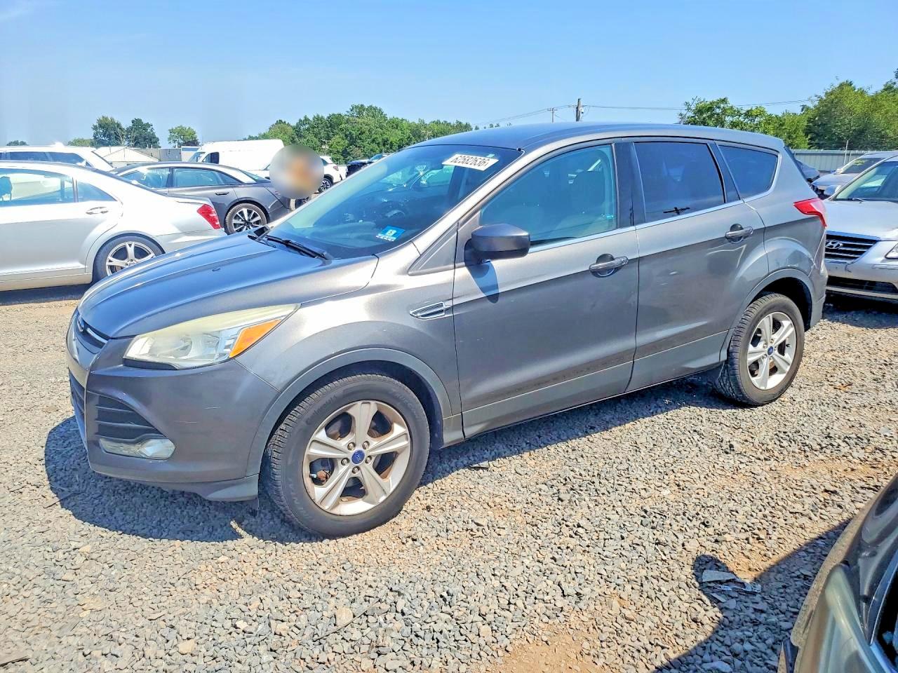 2014 Ford Escape Se Gray vin: 1FMCU0GX0EUC48474