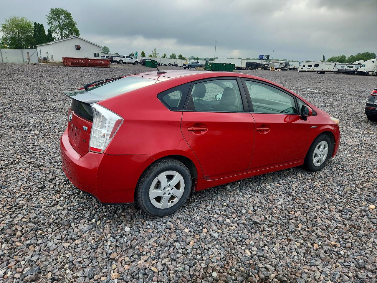 2010 Toyota Prius Ii Red vin: JTDKN3DUXA0191534