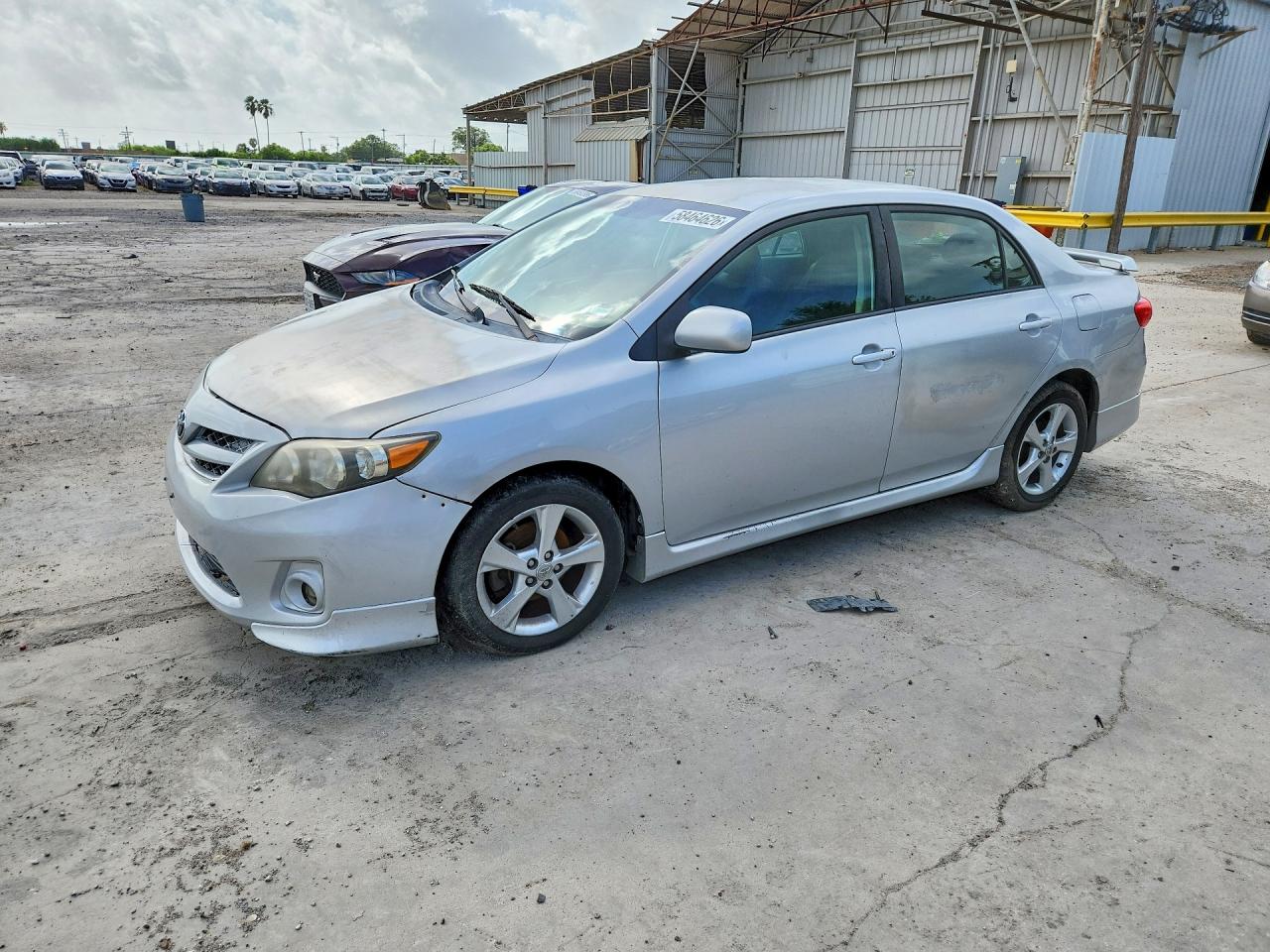 2013 Toyota Corolla S Silver vin: 5YFBU4EE5DP084238