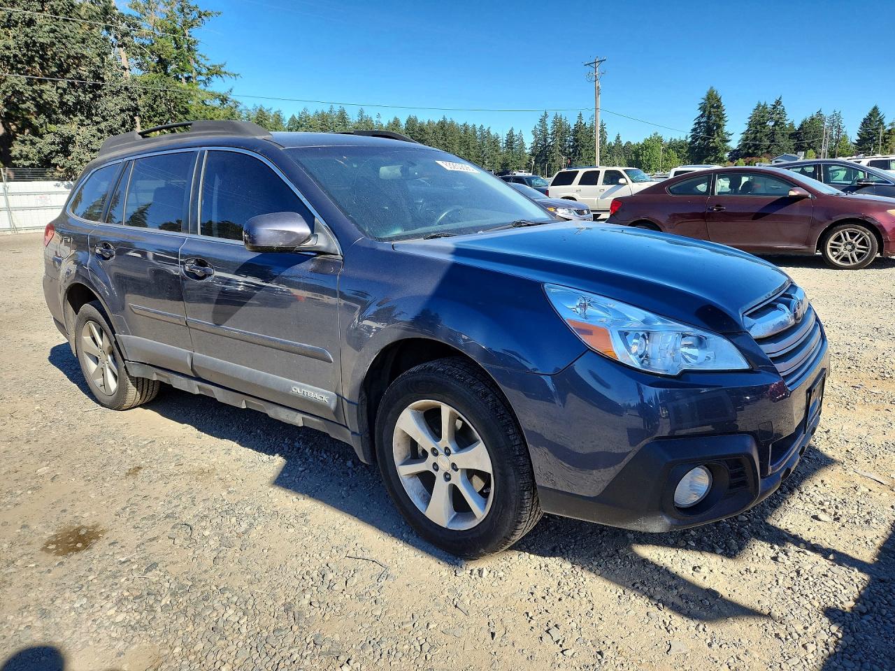 2014 Subaru Outback 2.5i Limited Gray vin: 4S4BRBMCXE3260289