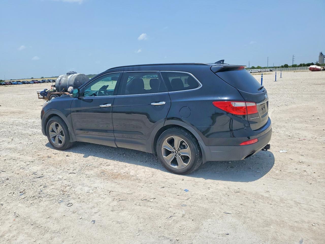 2014 Hyundai Santa Fe Gls Black vin: KM8SNDHF9EU048828