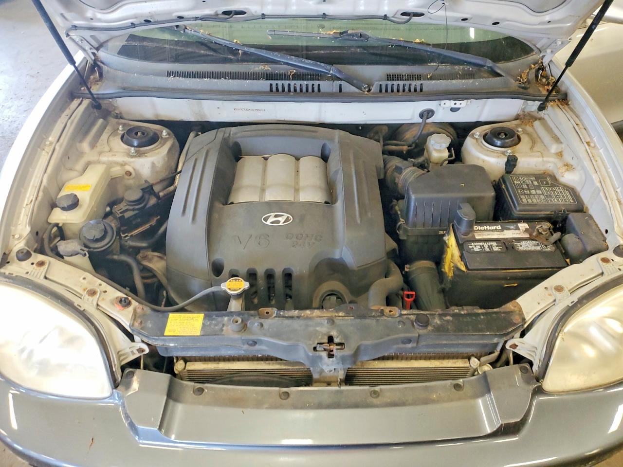 2003 Hyundai Santa Fe Gls Серебряный vin: KM8SC73D43U455093