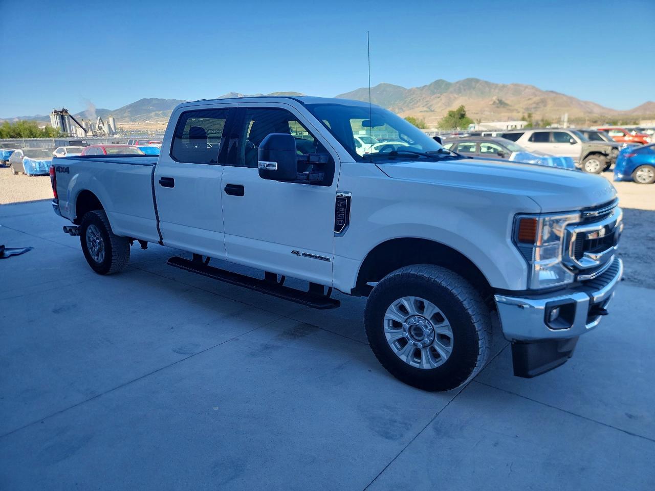2021 Ford F250 Super Duty White vin: 1FT7W2BT1MED72780