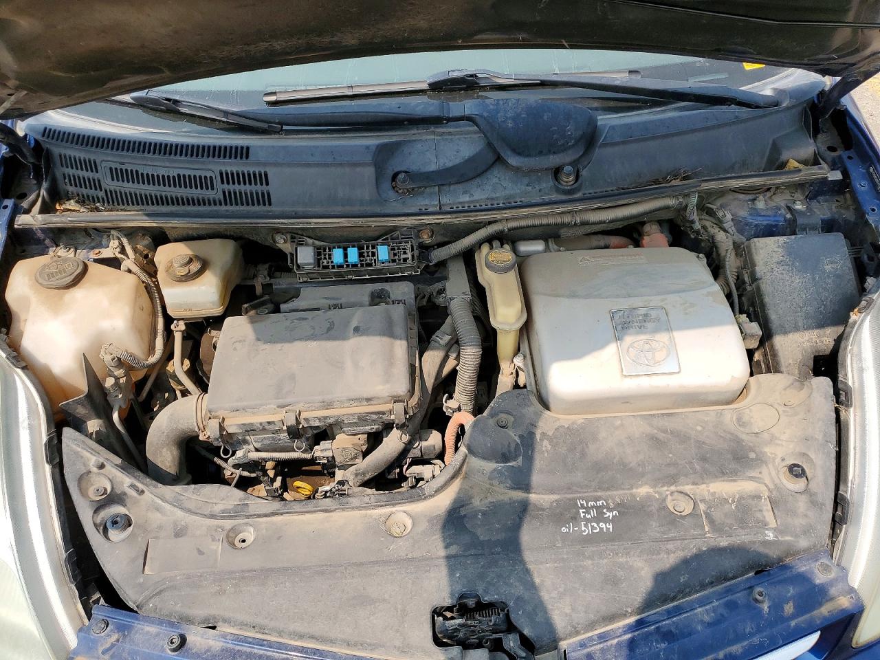 2008 Toyota Prius Base Blue vin: JTDKB20U887781807