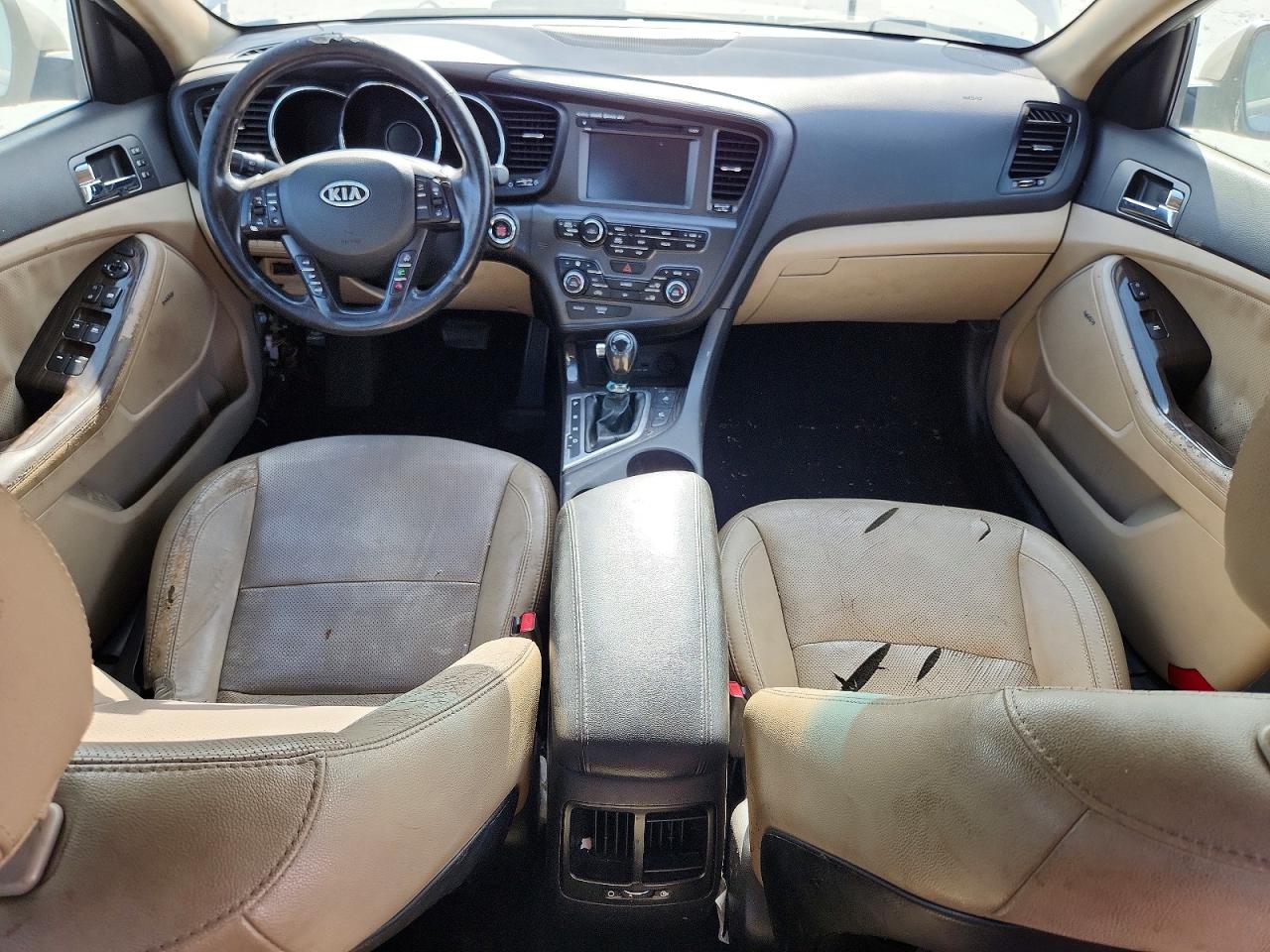 2012 Kia Optima Ex Silver vin: 5XXGN4A74CG051409