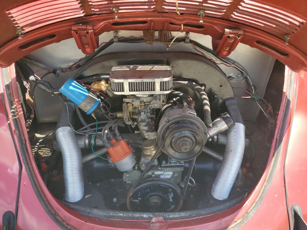 1973 Volkswagen Super Beet Бордовый vin: 1332133207