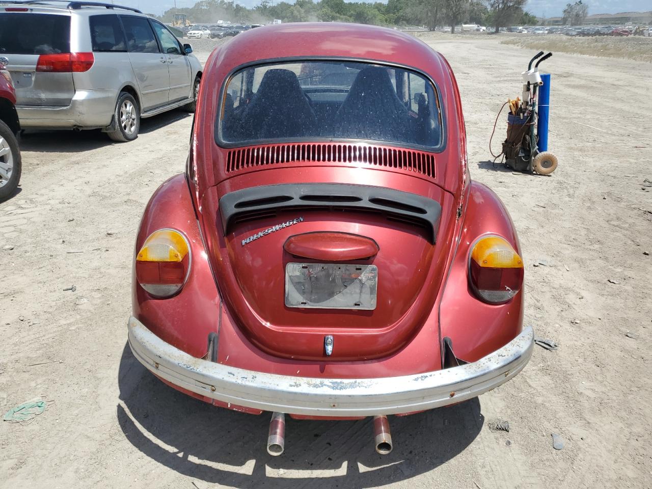 1973 Volkswagen Super Beet Бордовый vin: 1332133207
