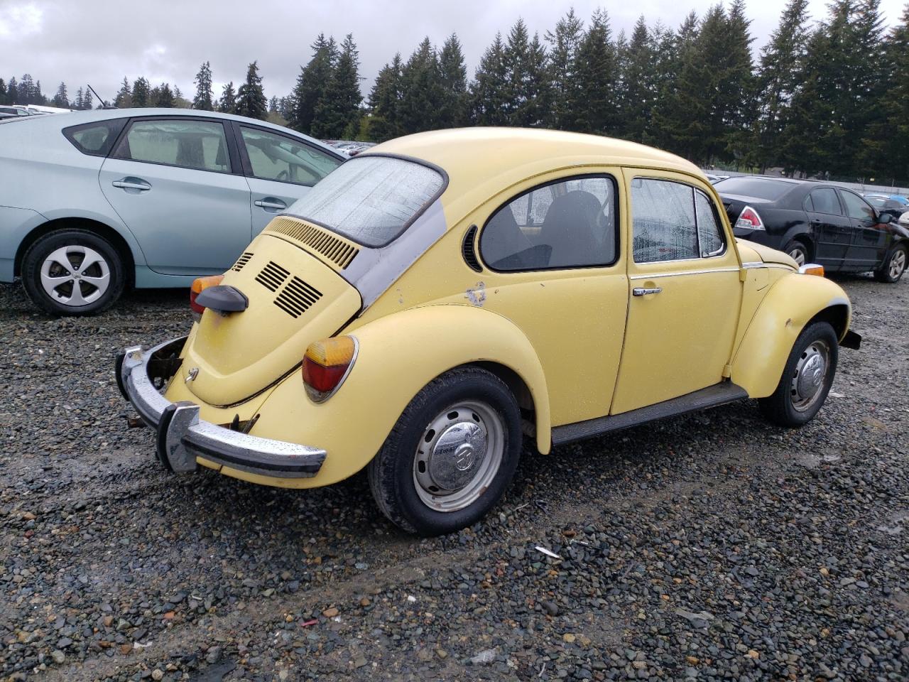 1973 Volkswagen Super Beet Желтый vin: 1332246125