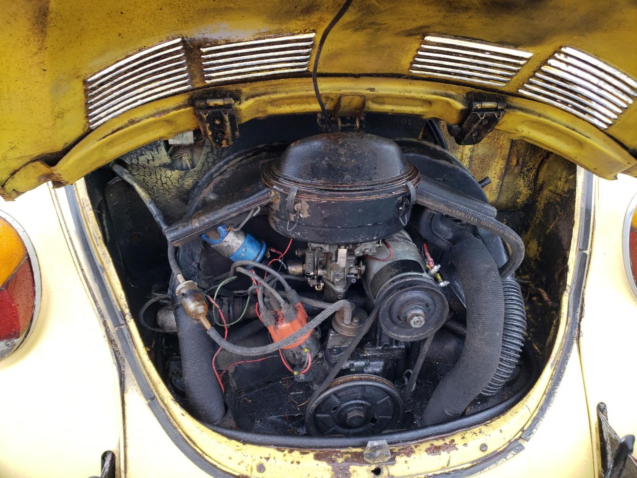 1973 Volkswagen Super Beet Желтый vin: 1332246125