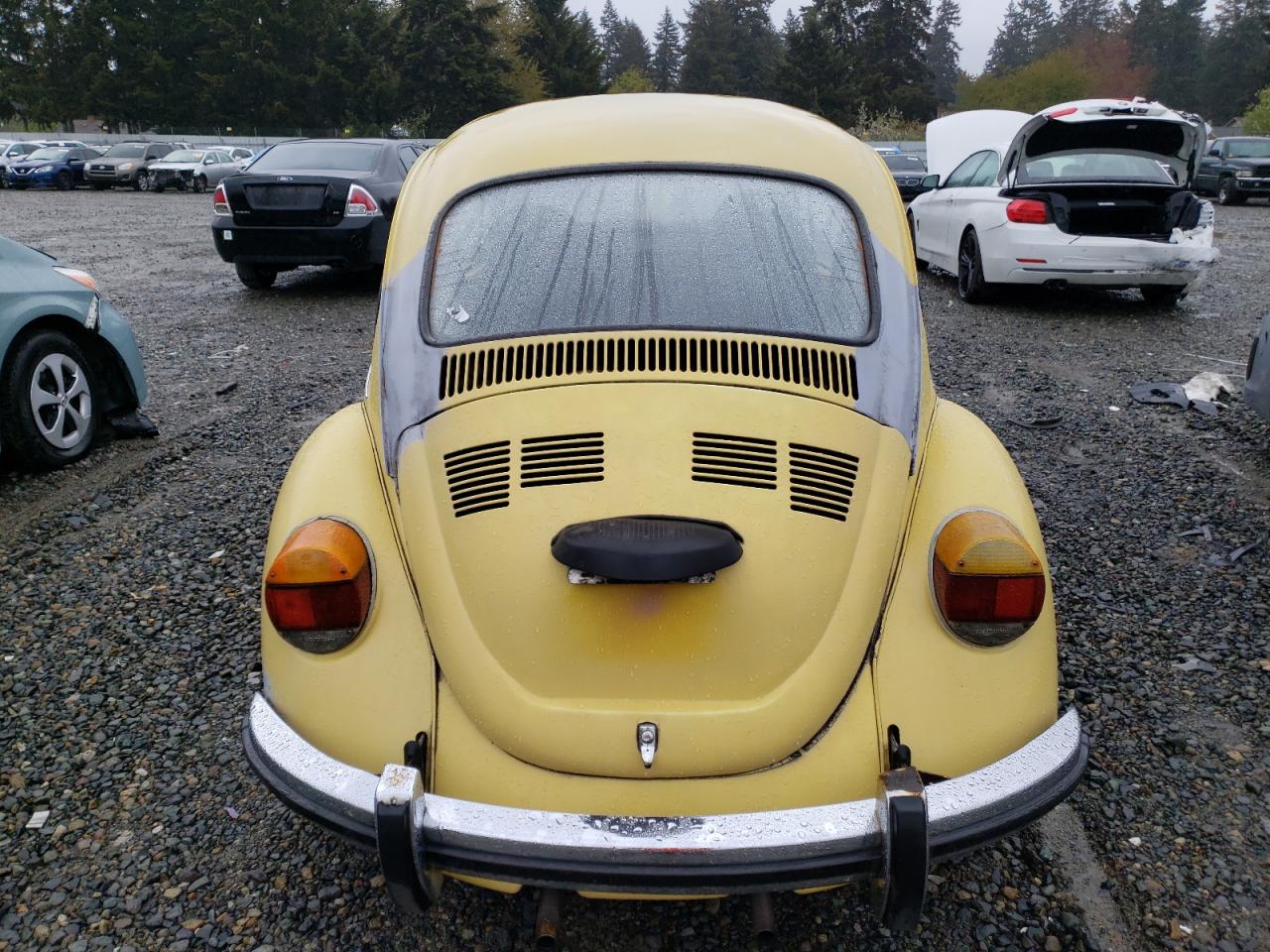 1973 Volkswagen Super Beet Желтый vin: 1332246125