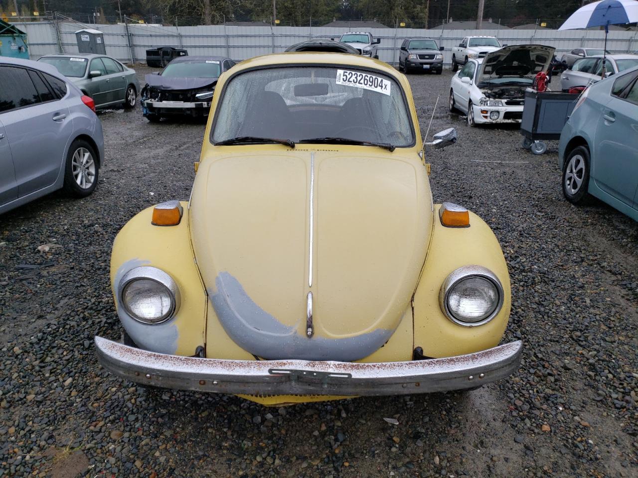1973 Volkswagen Super Beet Желтый vin: 1332246125
