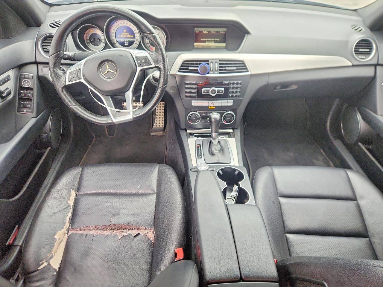 2013 Mercedes-benz C 300 4matic Black vin: WDDGF8AB0DR301550